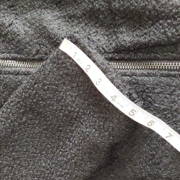 NWT Jones New York Medium Black Wool Blend Asymmetrical Zip Coat - Picture 10 of 16